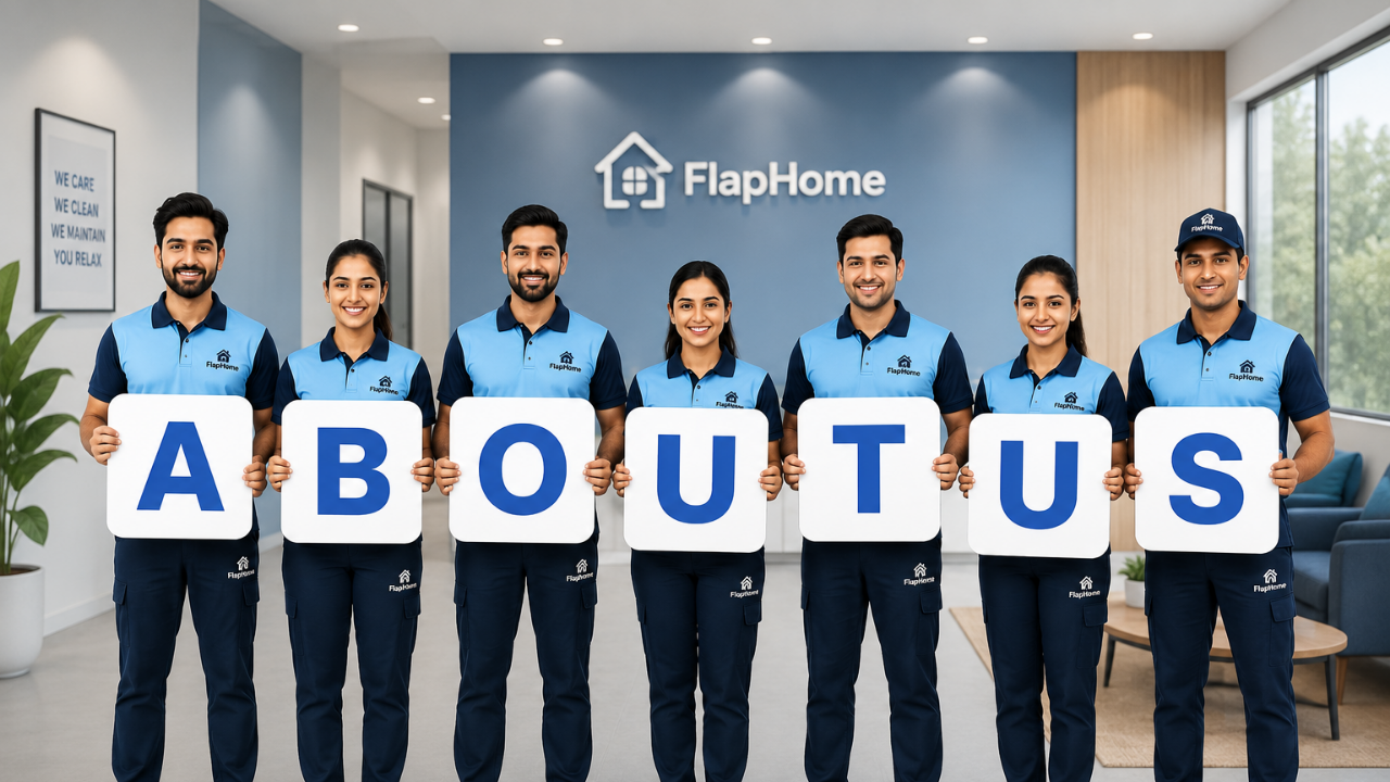 The FlapHome team at our Dubai office