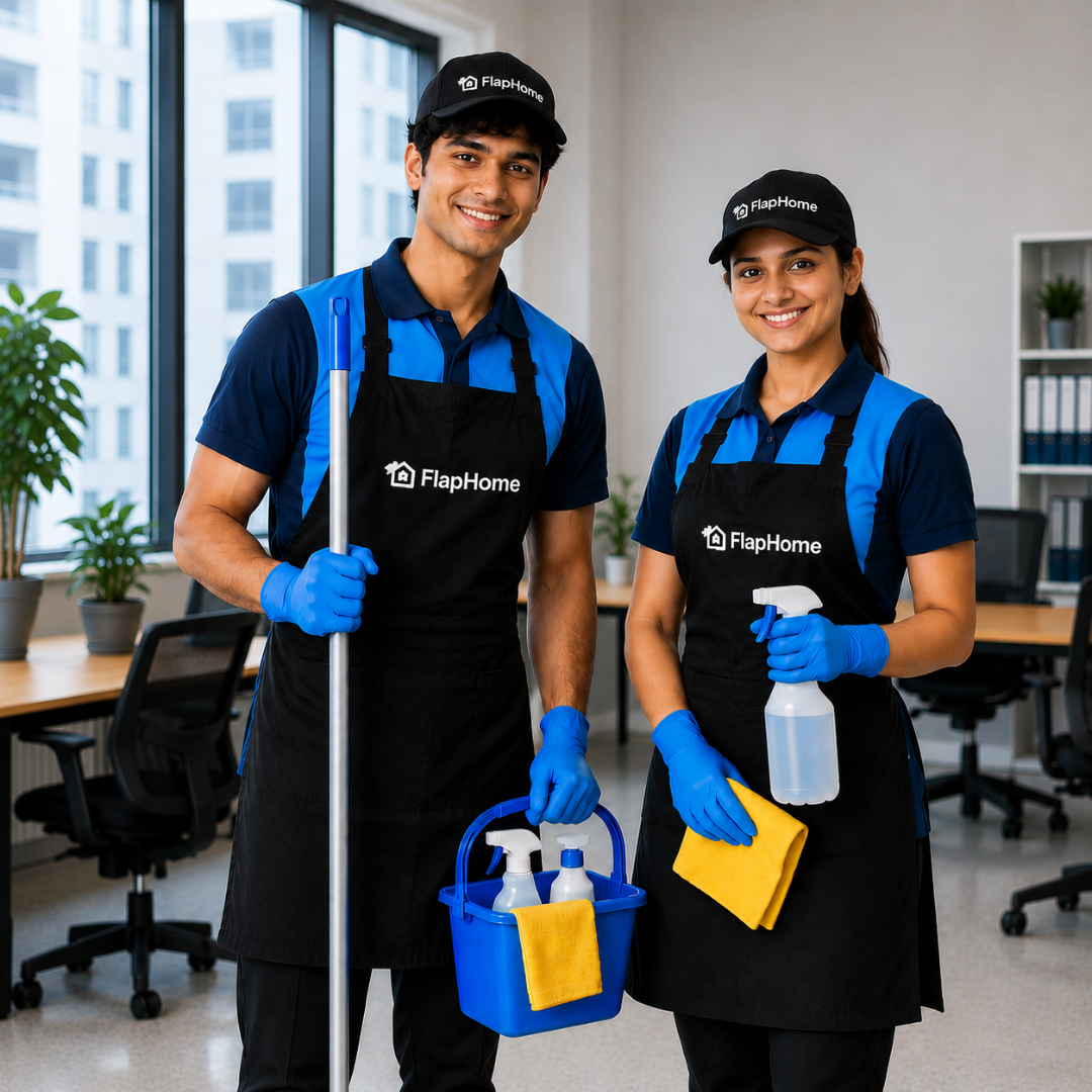 The FlapHome team maintaining a home in Dubai