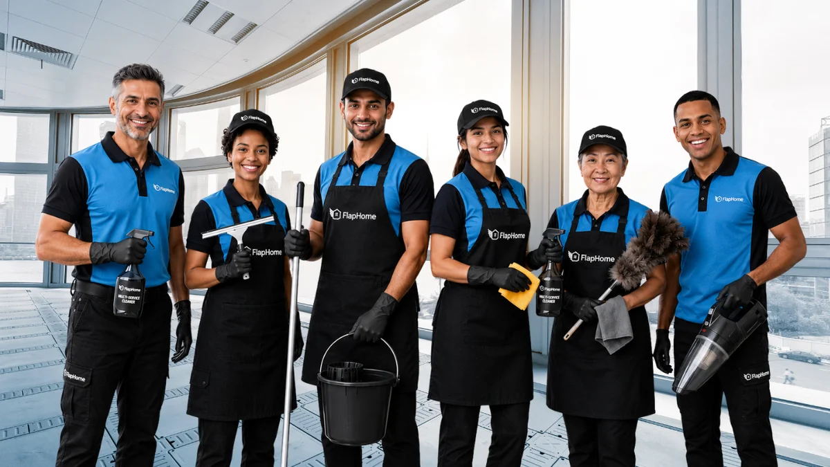 The FlapHome team in Dubai